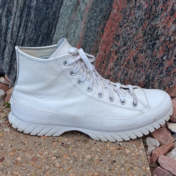 Converse White Lugged High Tops Converse Chuck Taylor All Star